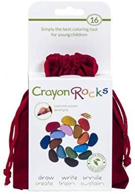 Crayon Rocks akmenuko formos kreidelės, 16 vnt raudoname maišelyje