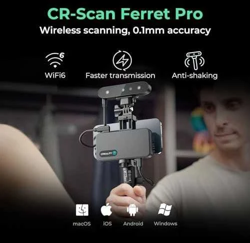 „Creality“ 3D skeneris – CR-Scan Ferret Pro