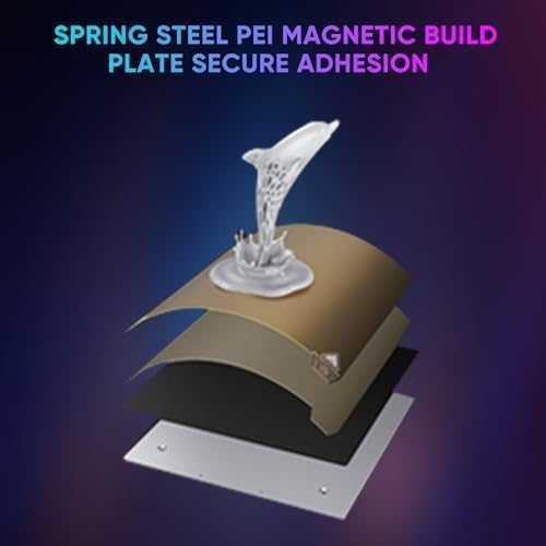 Creality 3D K1 Max PEI konstravimo plokštė su minkštu magnetiniu lipduku - 315 x 310 mm