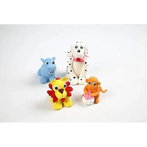 Silk Claycreative Toys Šilko molis - pagrindinės spalvos (10 x 40 g) (79143)