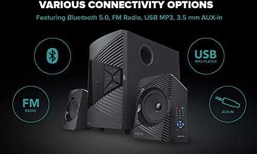 Kompiuterio kolonėlės Creative belaidės kolonėlės 2.1 SBS E2500 juodas Bluetooth 5.0