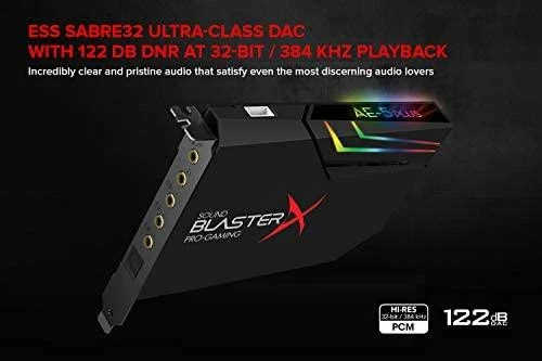 Garso plokštė Creative Sound BlasterX AE-5 Plus