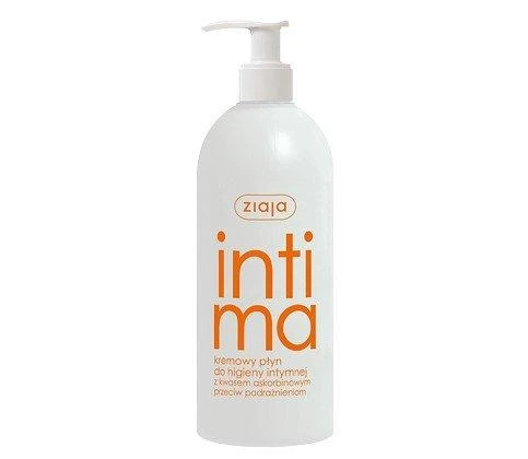 Ziaja Intimate Creamy Wash Su askorbo rūgštimi Intimate Cosmetics moterims, 500 ml