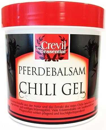 CREVIL Essential šildantis gelis kūnui su čili, 250 ml