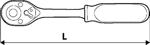 Topex Grzechotka 1/4 colio, 150 mm terkšlė