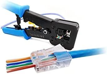 Kabelių užspaudimo įrankis Equip su pjaustytuvu RJ45 RJ11, RJ12 Cat.5e, Cat.6/A
