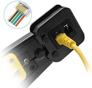 Kabelių užspaudimo įrankis Equip su pjaustytuvu RJ45 RJ11, RJ12 Cat.5e, Cat.6/A