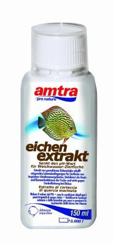 Amtra Oak Extract ažuolo ekstraktas akvariumo vandens pH mažinimui 150ml