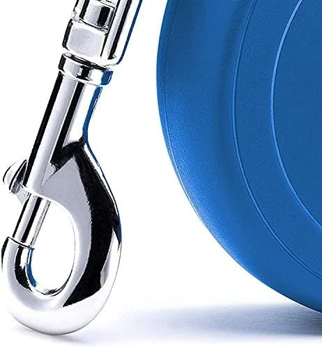 Flexi New Classic M pavadėlis šunims iki 20kg virvinis 5m mėlynos spalvos