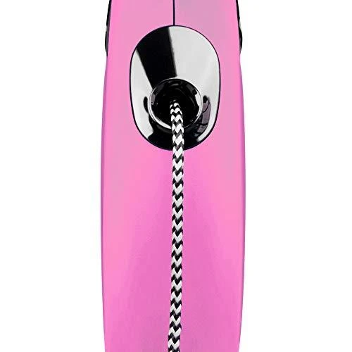 Pavadėlis FLEXI NEW CLASSIC S, rožinis, 5 m