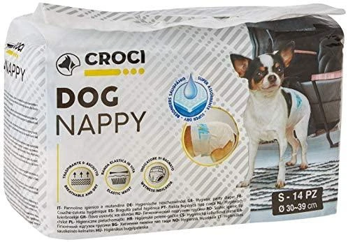 Dog Nappy Croci Spa Dog sauskelnės sauskelnės šunim S 30-39cm