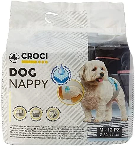 Croci Spa Dog sauskelnės sauskelnės šunim M 32-44cm