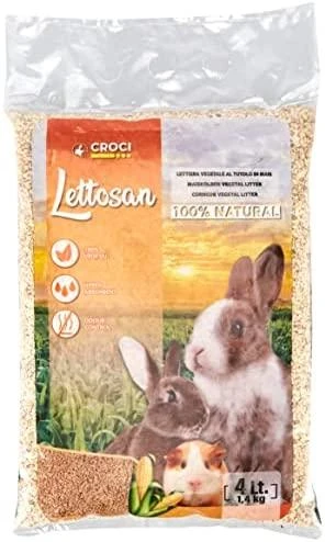 CROCI Lettosan kukurūzų kraikas graužikams 4l