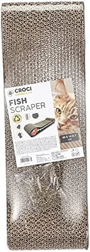 Croci Draskyklė katei kartoninė FISH su katžole 44cm