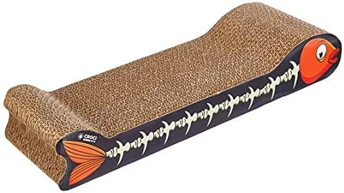 Croci Draskyklė katei kartoninė FISH su katžole 44cm