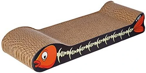 Croci Draskyklė katei kartoninė FISH su katžole 44cm