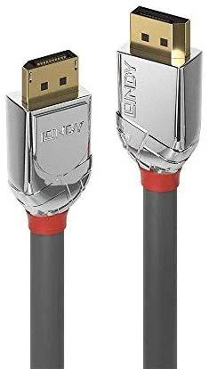 Lindy DisplayPort 1.2 M/M 5m pilka/chromuota