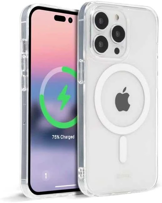 Crong Clear MAG Cover Magnetic dėklas skirtas Apple iPhone 14 Pro Max Clear