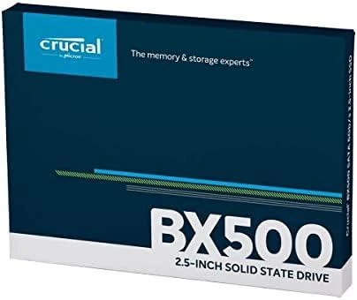 Kietasis diskas SSD Crucial BX500 500GB, Rašymo greitis 500 MB/s, Skaitymo greitis 550 MB/s