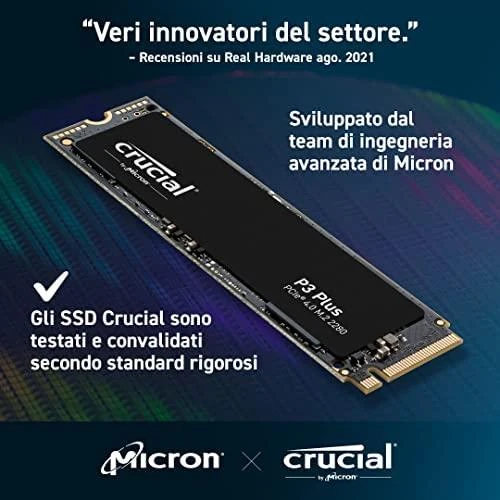 Crucial P3 Plus M.2 PCI-e NVMe 2TB