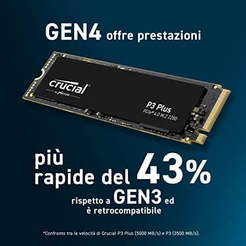 Crucial P3 Plus M.2 PCI-e NVMe 2TB