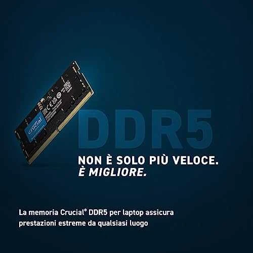 RAM Crucial 16GB [2x8GB 5600MHz DDR5 CL46 SODIMM]