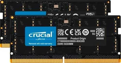 Crucial DDR5 SODIMM atminties rinkinys