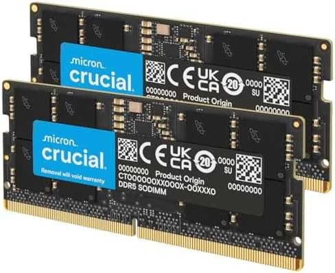 Nešiojamo kompiuterio atmintis Operatyvioji atmintis (RAM) Crucial CT2K32G48C40S5