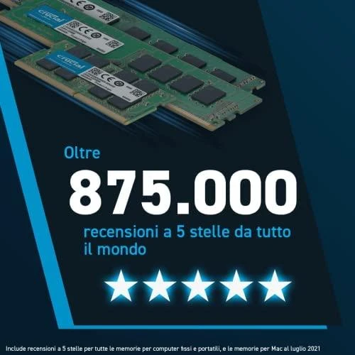 Nešiojamo kompiuterio atmintis PC atmintis Crucial Atmintis DDR5 SODIMM 16GB / 4800 CL40 (16Gbit)