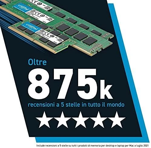 RAM „Crucial“ 16 GB, DDR4, 2400 MHz, asmeninis/serveris, registracijos Nr., ECC Nr.