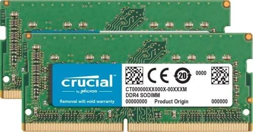 Nešiojamo kompiuterio atmintis 3200 64GB Crucial 32GBx2