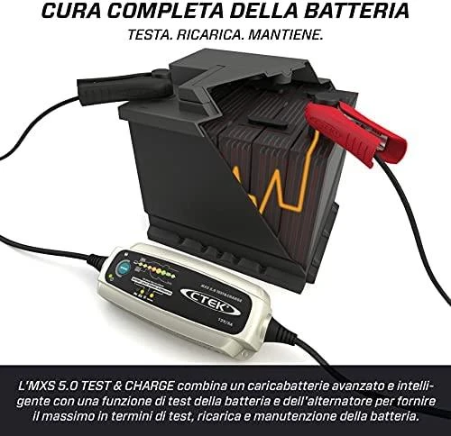 Akumuliatorių baterijų įkroviklis CTEK MXS 5.0 Test & Charge