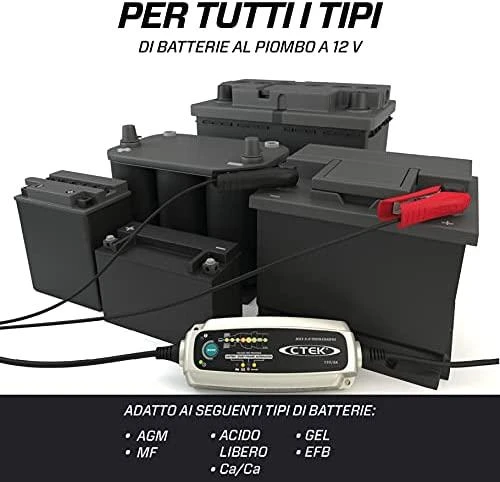 Akumuliatorių baterijų įkroviklis CTEK MXS 5.0 Test & Charge