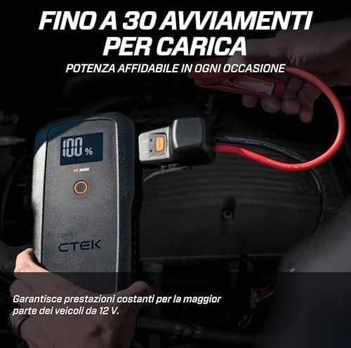 Ctek 40-625 14,8V 1300A/4000mAhx4 /59,2Wh paleidėjas (booster)