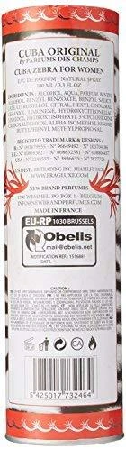 Cuba Jungle Zebra EDP parfumuotas vanduo moterims, 100 ml