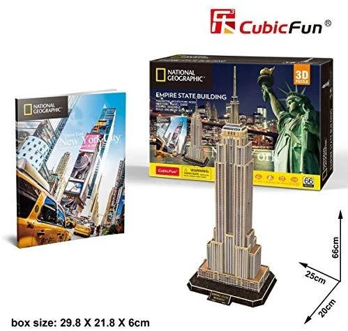 Dėlionė CubicFun 3D galvosūkis su pastatais Cubic Fun NG, 66 d.