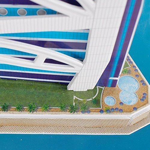 CUBICFUN 3D dėlionė „Viešbutis Burj al-Arab“