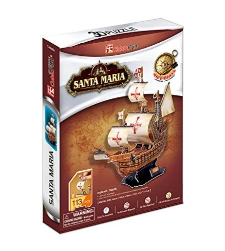 CubicFun 3D dėlionė Laivas „Santa Maria"