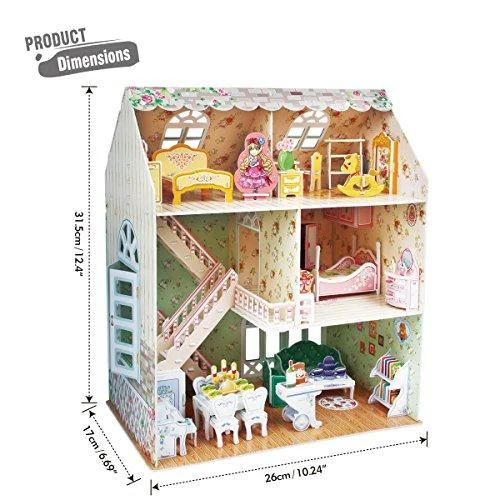 Puzzle CUBICFUN 3D dėlionė (vidutinė) „Lėlių namas“