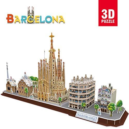 CUBICFUN 3D dėlionė „Barselona“