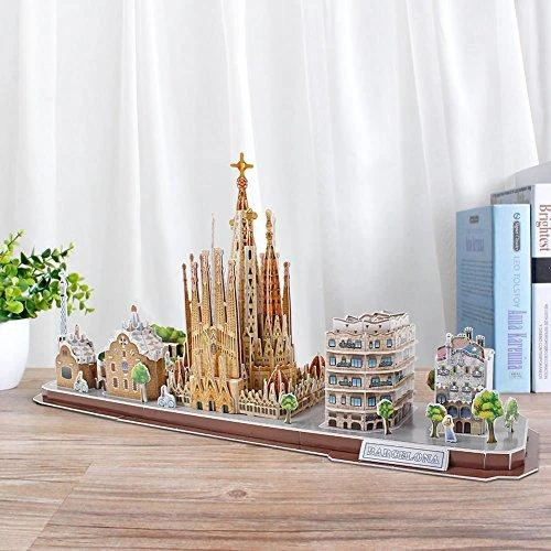 CUBICFUN 3D dėlionė „Barselona“ aprašymas - Prekės nuotrauka