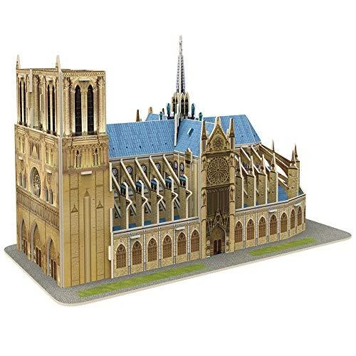 3D dėlionė su Notre Dame katedra CubicFun, 53 d.