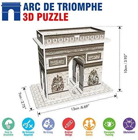 CUBICFUN 3D dėlionė „Noterdamo katedra“