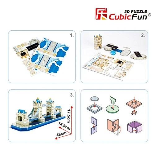 CUBICFUN3D dėlionė „Tauerio tiltas“
