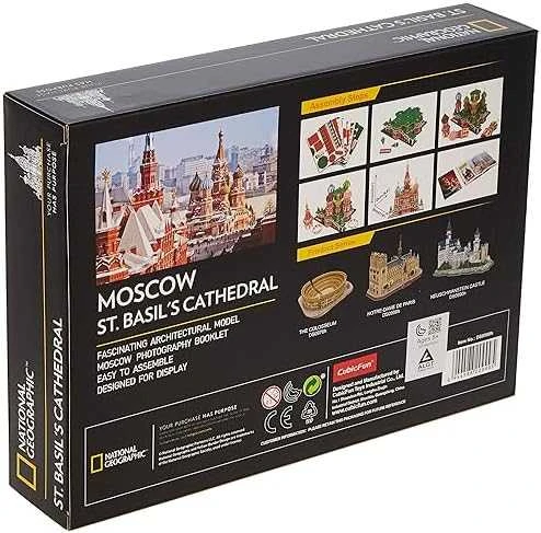 CUBICFUN 3D dėlionė „NatGeo: Šv. Bazilijaus katedra“