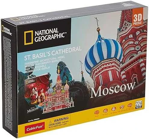 CUBICFUN 3D dėlionė „NatGeo: Šv. Bazilijaus katedra“
