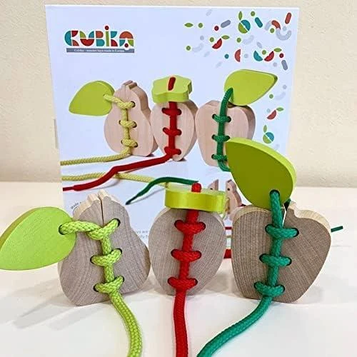 Cubika Edukaciniai medinis žaidimai Vaisius