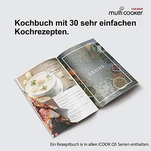Cuckoo Electronics Gruzdintuvė - Ryžių Viryklė Cuckoo CMC-QSB501S 5000ml 8-in-1 Nerūdijančio Plieno Balta Varis