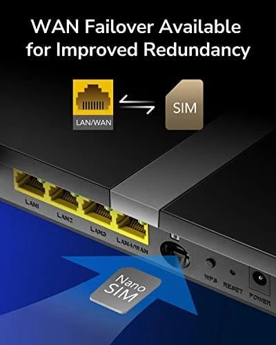 Belaidis Maršrutizatorius - Cudy LT500 Dual-Band 4G Greitasis Ethernet Juodas