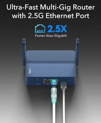 Belaidis Maršrutizatorius - Cudy AX3000 Gigabit Ethernet Wi-Fi 6 Mėlynas